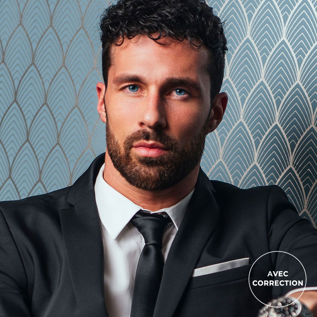 Lentilles de couleur Bleu ciel avec correction - 3 mois