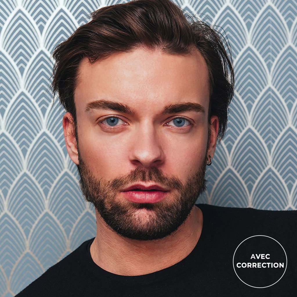 Lentilles de couleur Bleu ciel avec correction - 3 mois