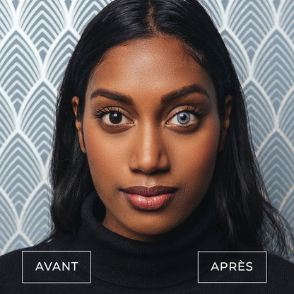 Lentilles de couleur Gris perle avec correction - 3 mois