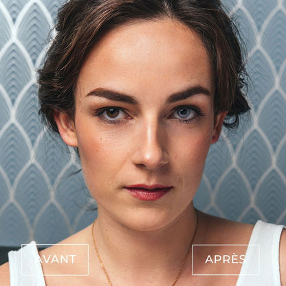 Lentilles de couleur Gris perle avec correction - 3 mois