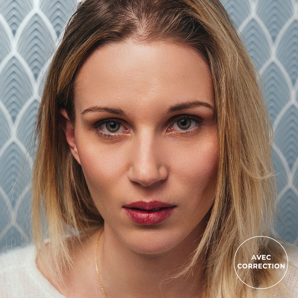 Lentilles de couleur Marron Noisette avec correction - 3 mois