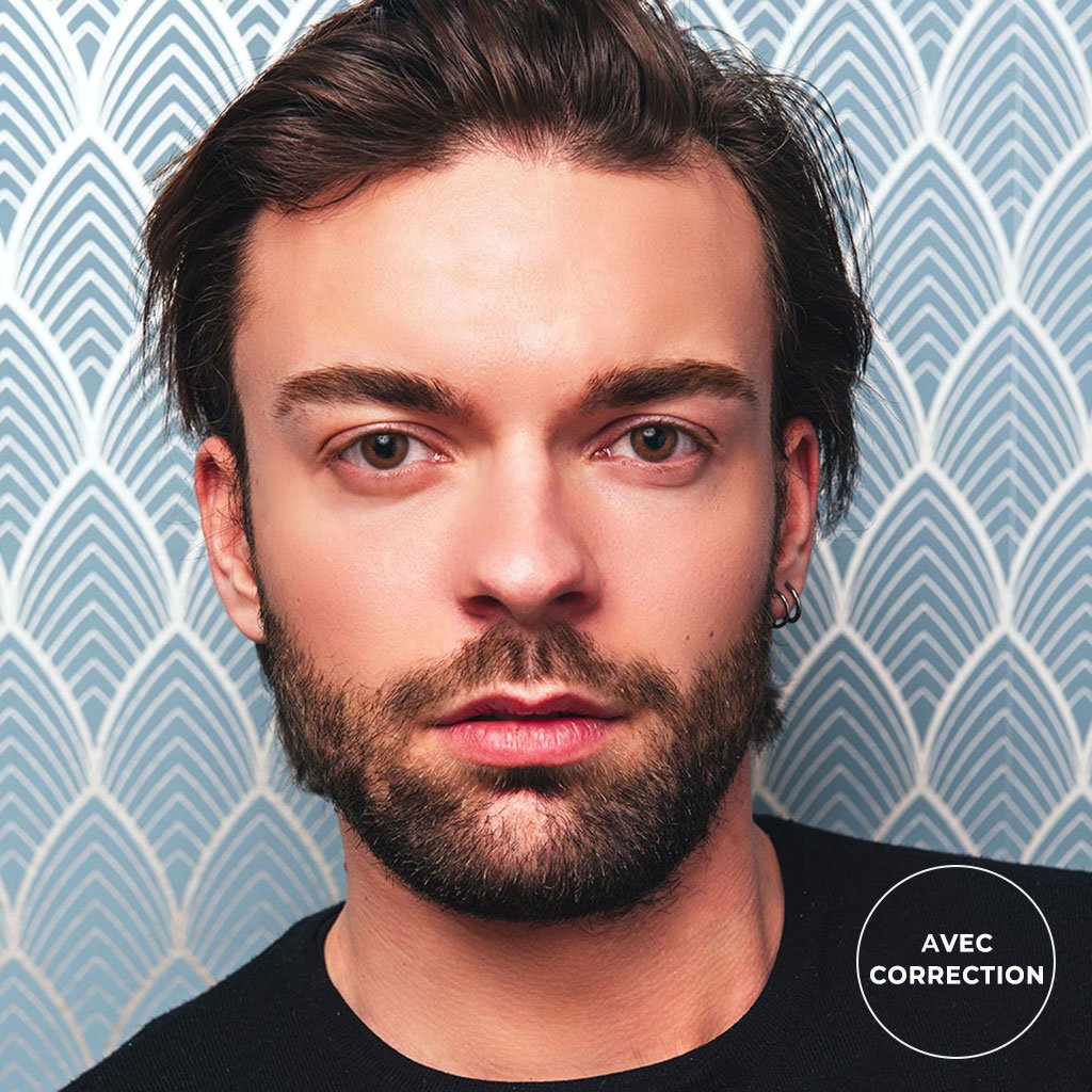 Lentilles de couleur Marron Noisette avec correction - 3 mois