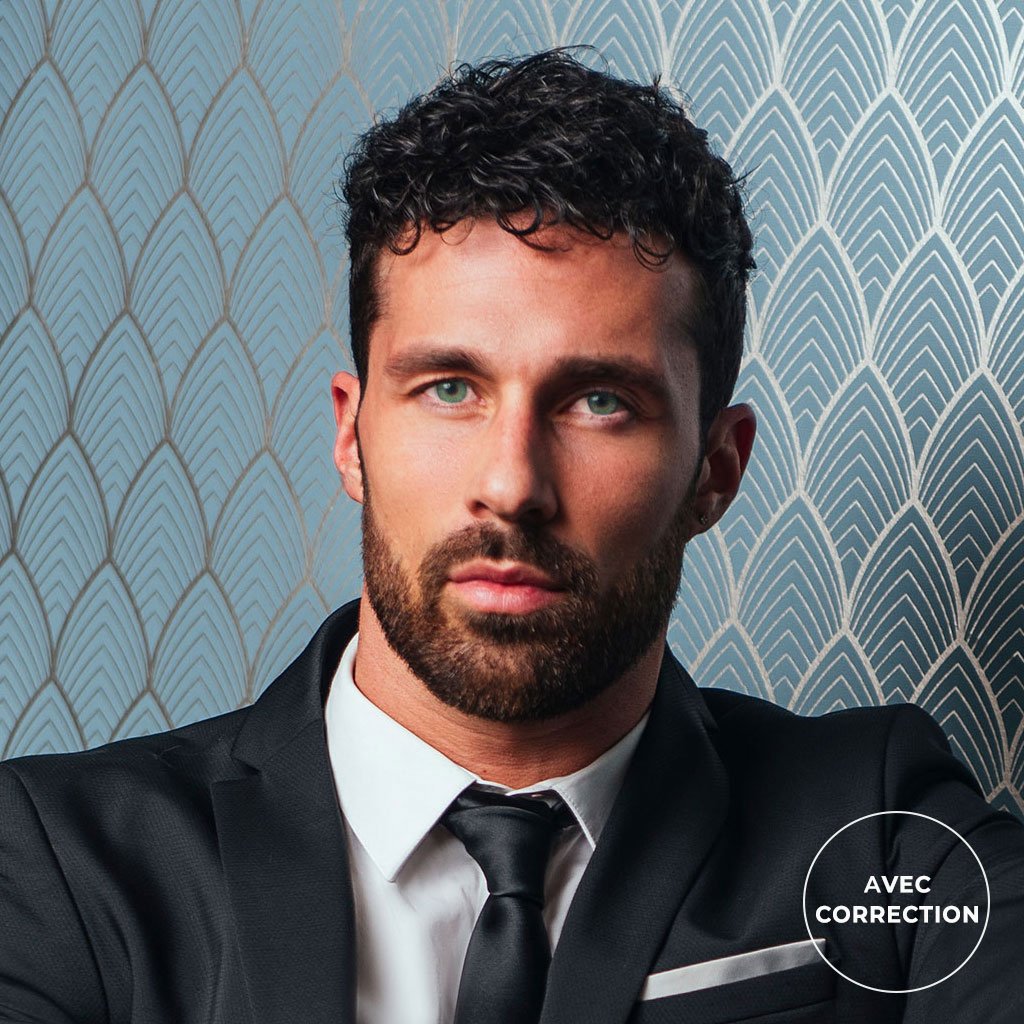 Lentilles de couleur Vert opaline avec correction - 3 mois