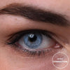 Lentilles de couleur Bleu ciel avec correction - 3 mois