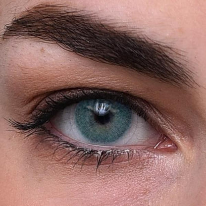 Lentilles de couleur Vert opaline - 3 mois